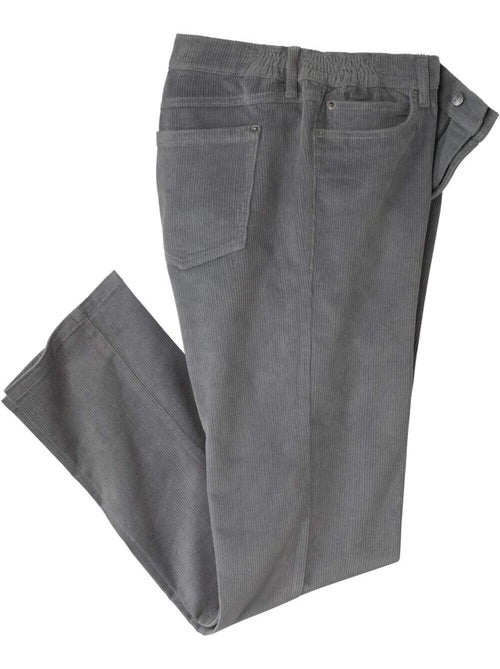 Pantalón de pana stretch de 5 bolsillos - Kiabi Pantalón de pana stretch de 5 bolsillos - Kiabi