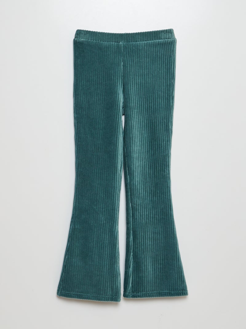 Pantalón de pana VERDE - Kiabi