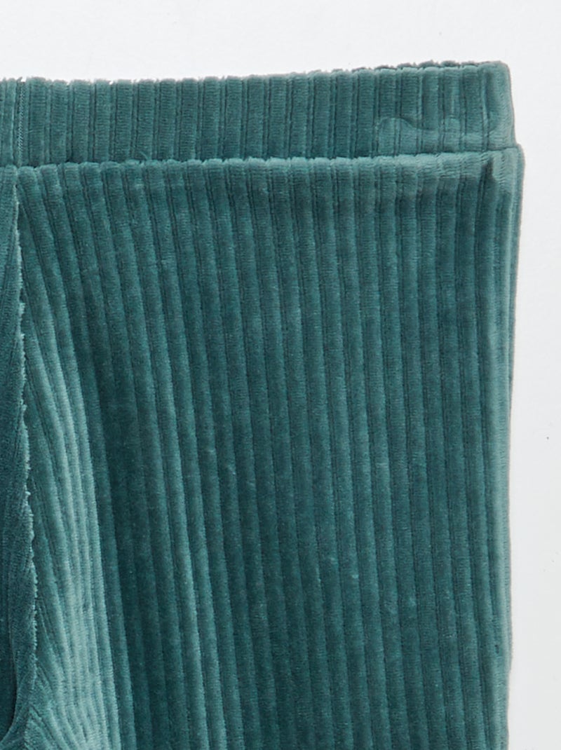 Pantalón de pana VERDE - Kiabi