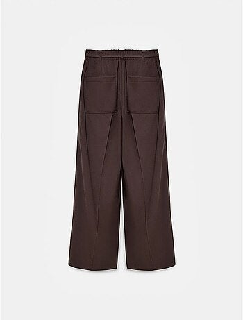 Pantalón de pernera ancha con cinturón dilvin