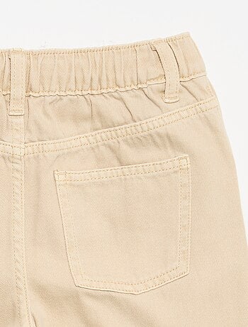 Pantalón de pernera ancha de cintura ajustable