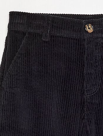 Pantalón de pernera ancha de pana