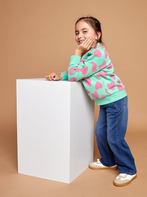 Pantalón de pierna ancha - colección fácil de poner - Kiabi