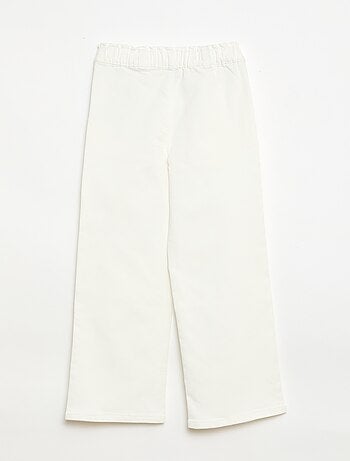 Pantalón de pierna ancha - colección fácil de poner