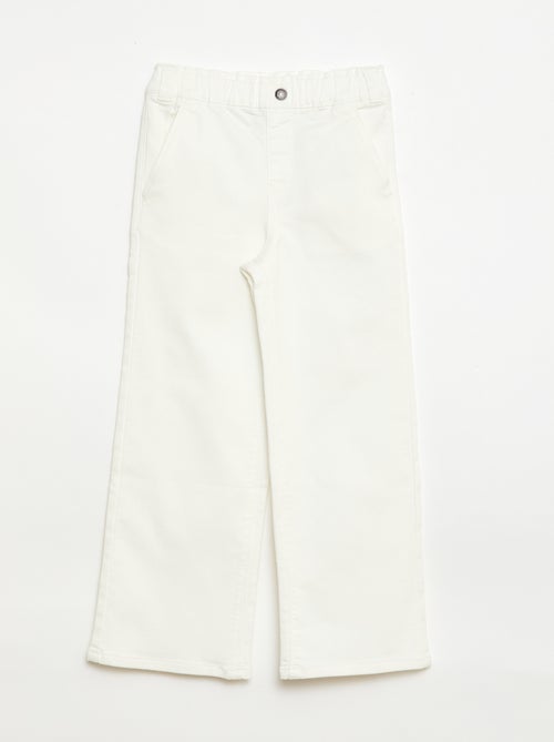 Pantalón de pierna ancha - colección fácil de poner - Kiabi