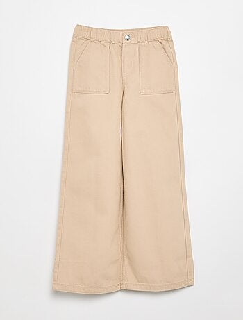 Pantalón de pierna ancha - corte ajustado