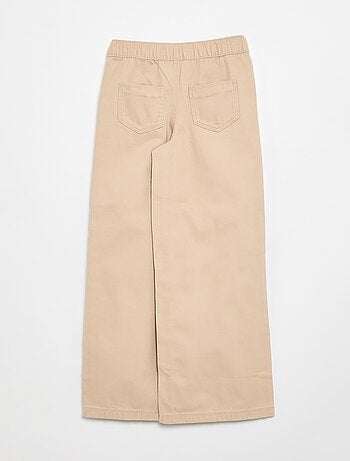 Pantalón de pierna ancha - corte ajustado