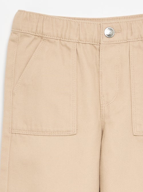 Pantalón de pierna ancha - corte ajustado - Kiabi Pantalón de pierna ancha - corte ajustado - Kiabi