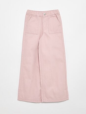Pantalón de pierna ancha - corte ajustado