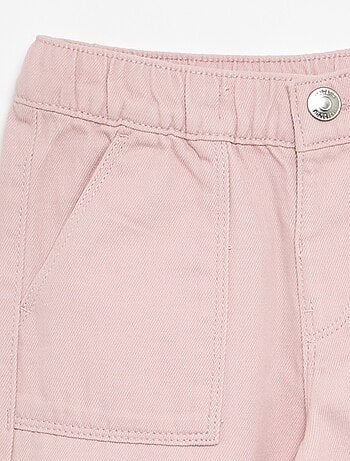 Pantalón de pierna ancha - corte ajustado