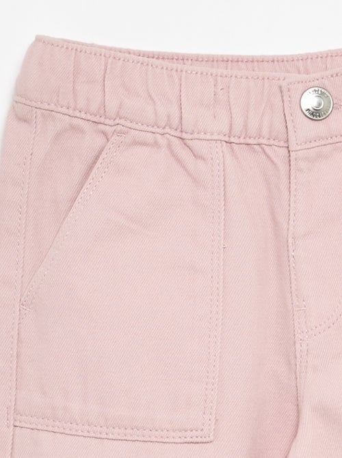 Pantalón de pierna ancha - corte ajustado - Kiabi Pantalón de pierna ancha - corte ajustado - Kiabi