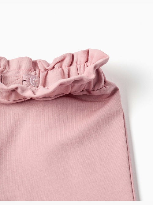 Pantalón de pierna ancha de felpa con cintura elástica - Kiabi