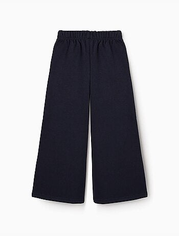 Pantalón de pierna ancha de felpa con forro perchado