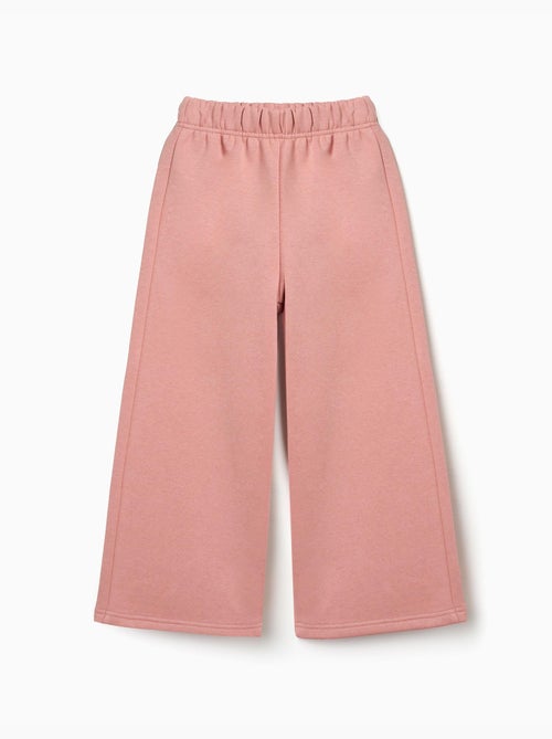 Pantalón de pierna ancha de felpa con forro perchado - Kiabi