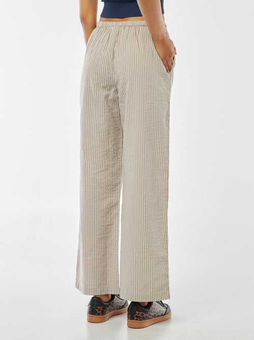 Pantalón de pijama a rayas - Kiabi