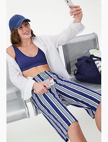 Pantalón de pijama a rayas vacation penti