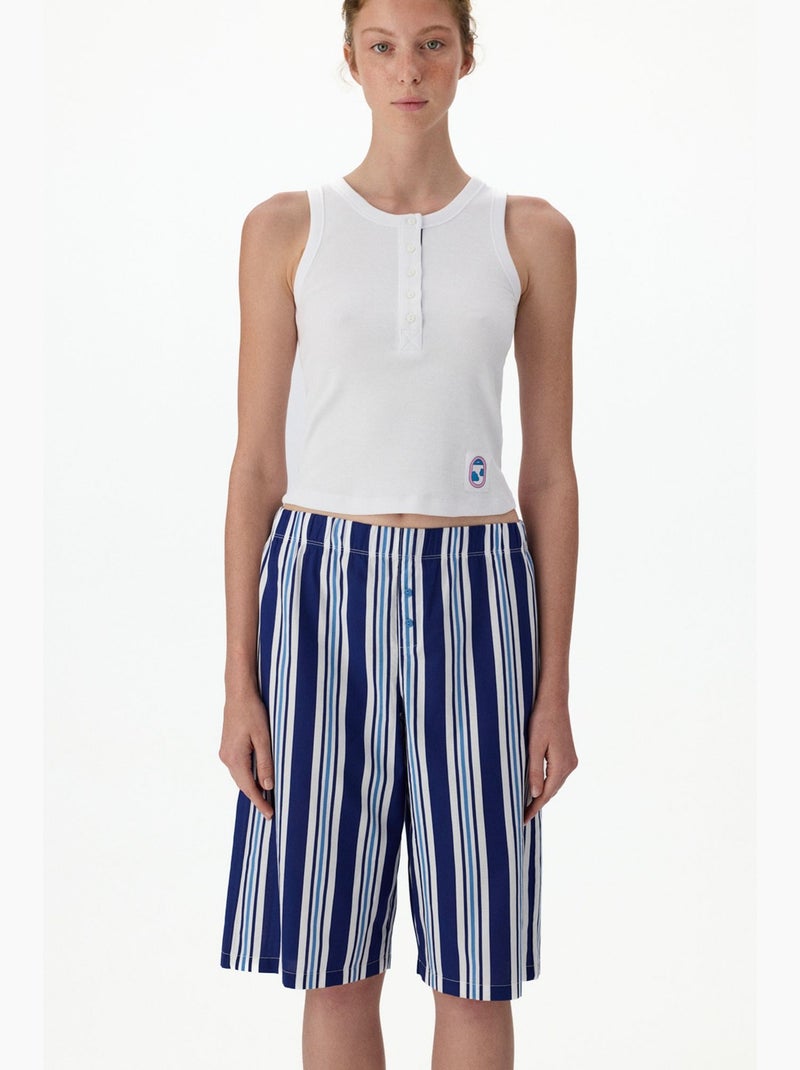 Pantalón de pijama a rayas vacation penti Azul Blanco - Kiabi