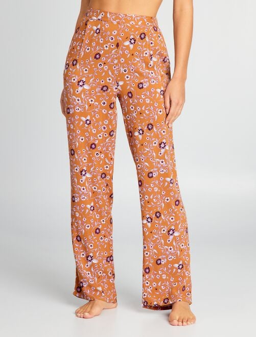 Pantalón de pijama ancho estampado - Kiabi