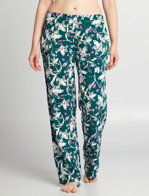 Pantalón de pijama ancho estampado - Kiabi