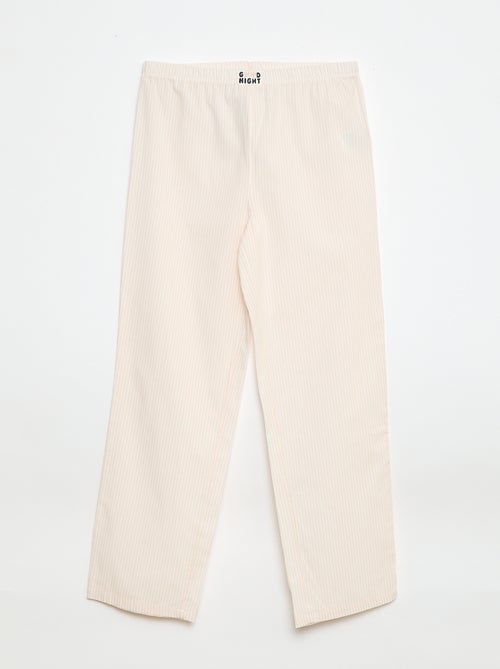 Pantalón de pijama con estampado - Kiabi