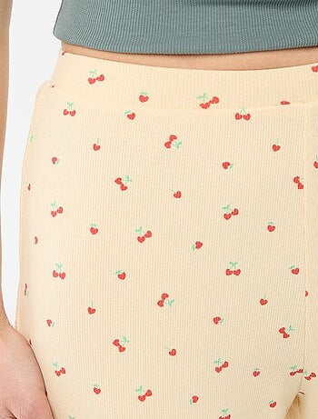 Pantalón de pijama de canalé