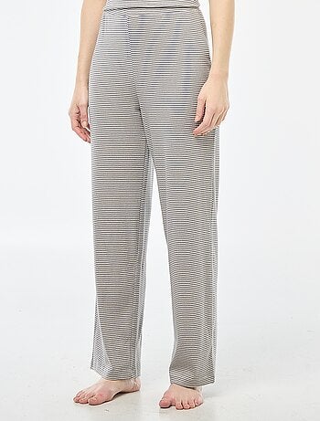 Pantalón de pijama de canalé