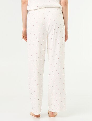 Pantalón de pijama de canalé
