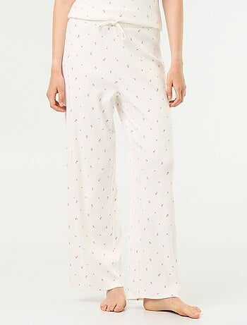 Pantalón de pijama de canalé