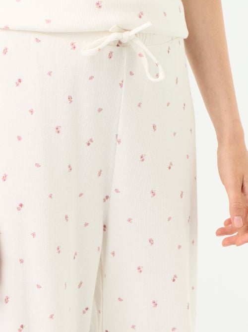 Pantalón de pijama de canalé - Kiabi Pantalón de pijama de canalé - Kiabi