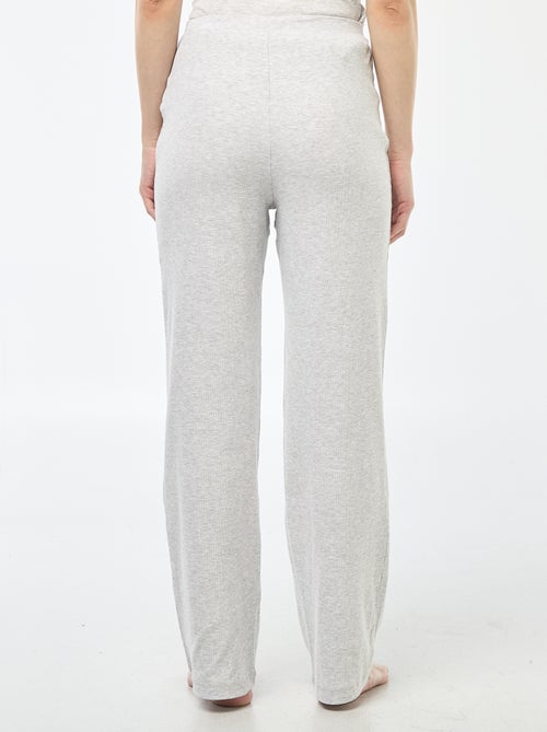 Pantalón de pijama de canalé - Kiabi