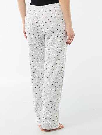 Pantalón de pijama de canalé