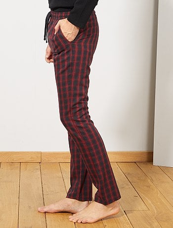 Pantalón de pijama de cuadros - Kiabi