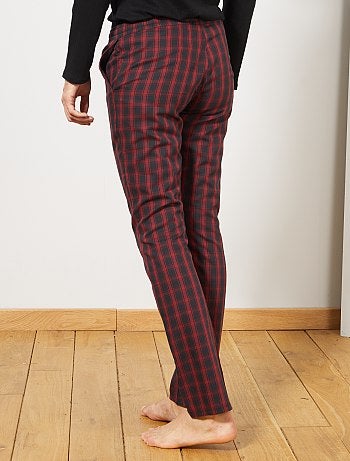 Pantalón de pijama de cuadros - Kiabi