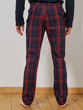 Pantalón de pijama de cuadros - Kiabi