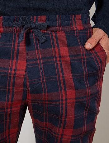 Pantalón de pijama de cuadros - Kiabi