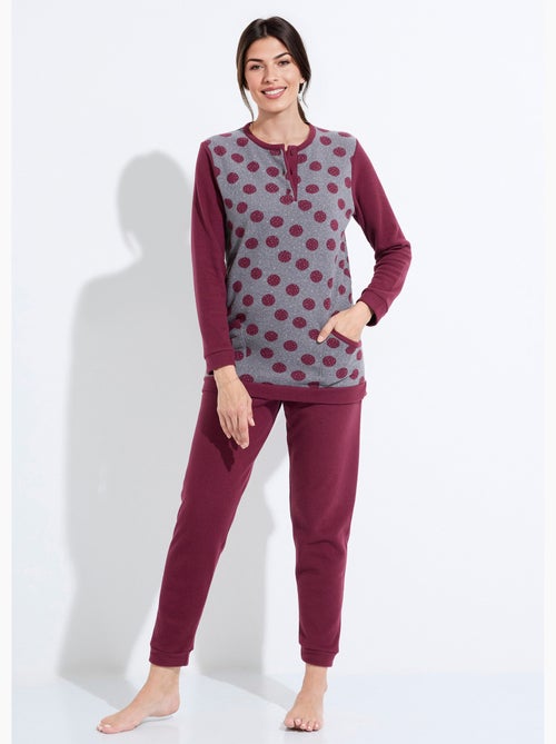 Pantalón de pijama de malla Milano con estampado de lunares - Afibel - Kiabi
