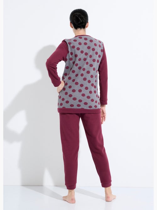 Pantalón de pijama de malla Milano con estampado de lunares - Afibel - Kiabi