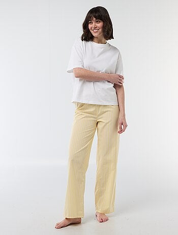 Pantalón de pijama de popelina