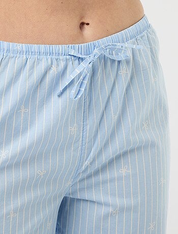 Pantalón de pijama de popelina