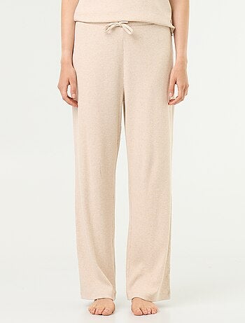 Pantalón de pijama de canalé