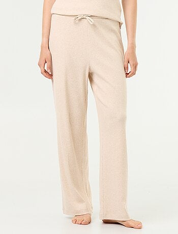Pantalón de pijama de canalé