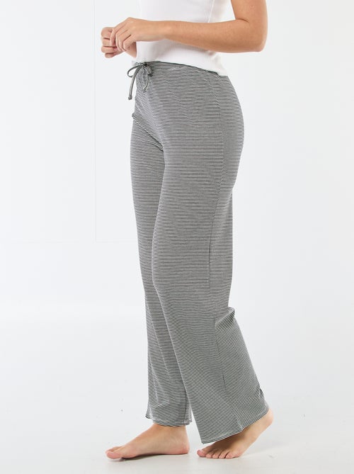 Pantalón de pijama de punto elástico - Kiabi