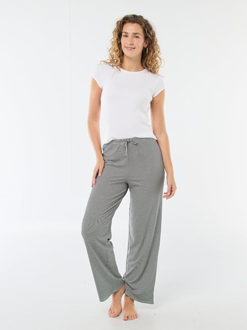 Pantalón de pijama de punto elástico - Kiabi