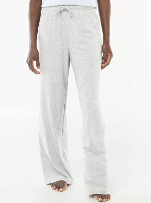 Pantalón de pijama de punto elástico - Kiabi