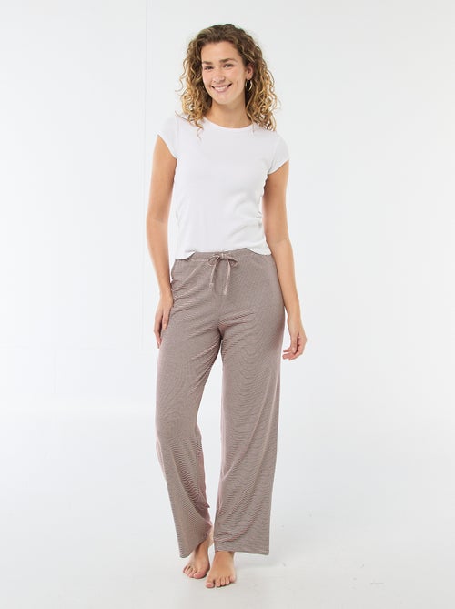 Pantalón de pijama de punto elástico - Kiabi