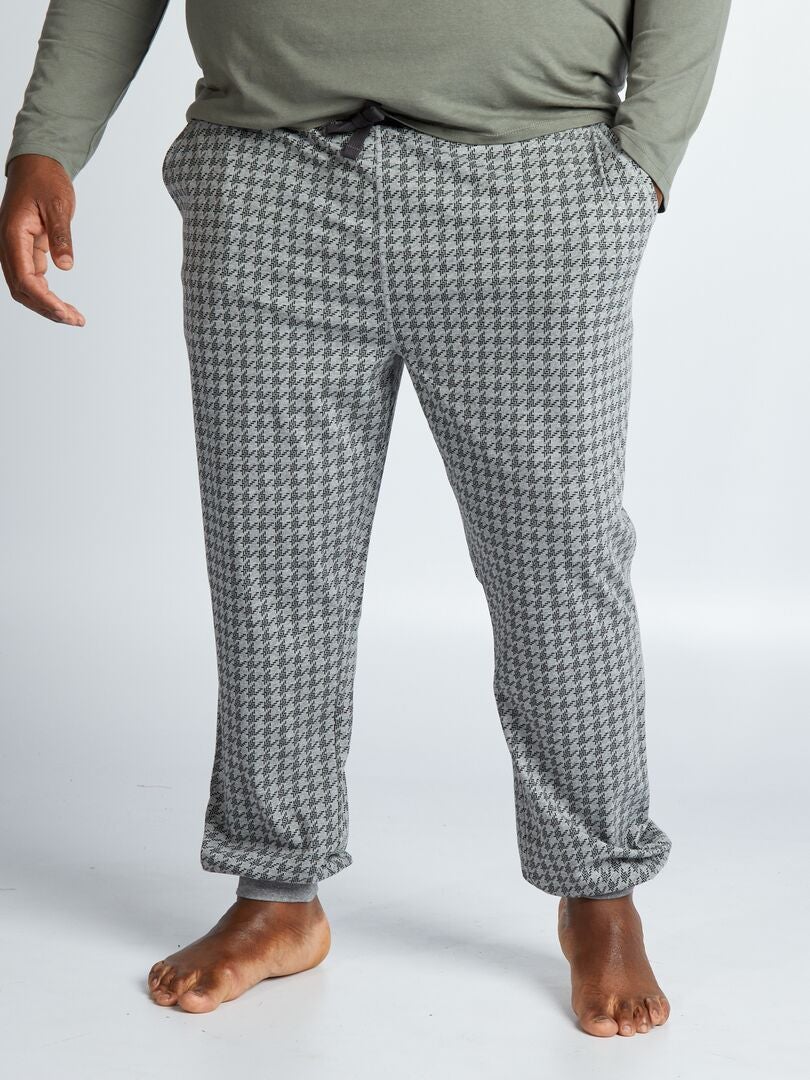Pantalón de pijama de punto GRIS - Kiabi