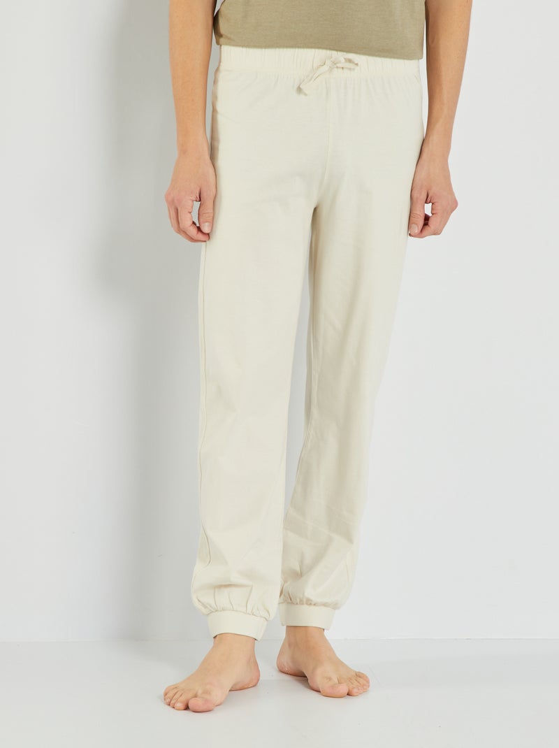 Pantalón de pijama de punto verde - Kiabi
