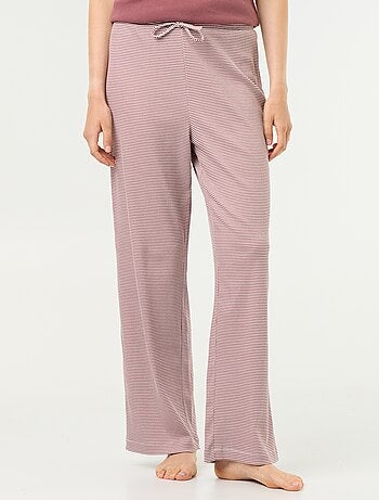Pantalón de pijama de canalé