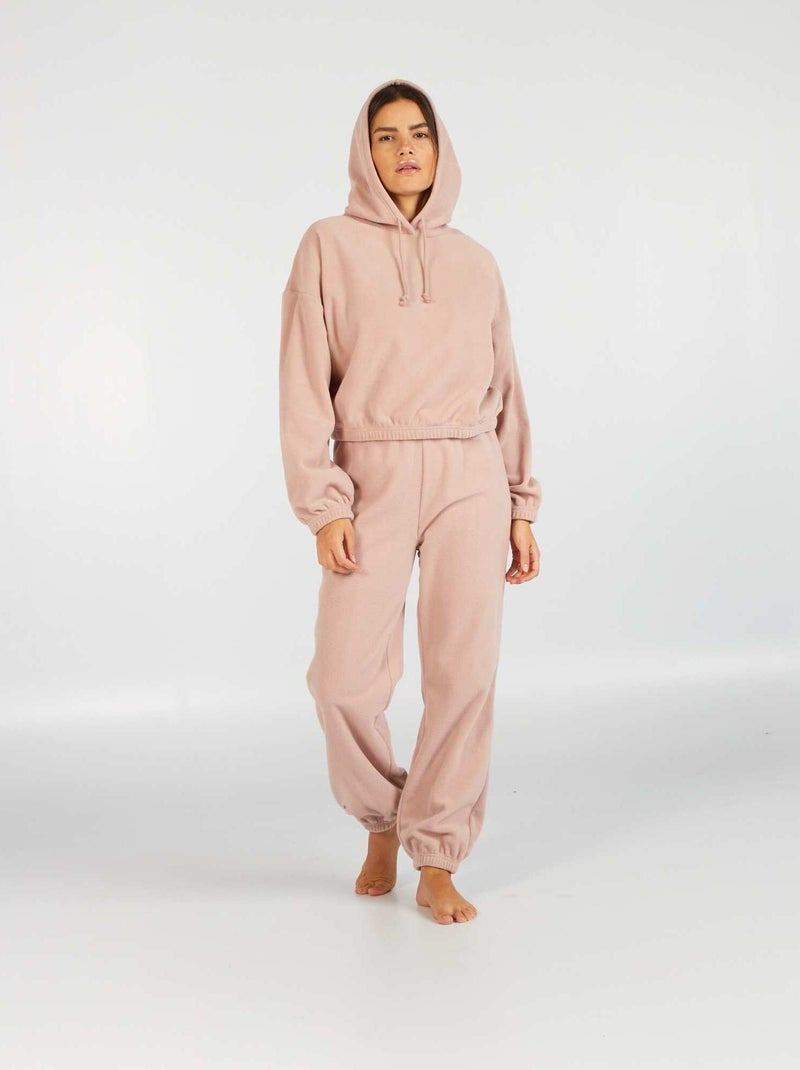 Pantalón de pijama de tejido polar GRIS - Kiabi