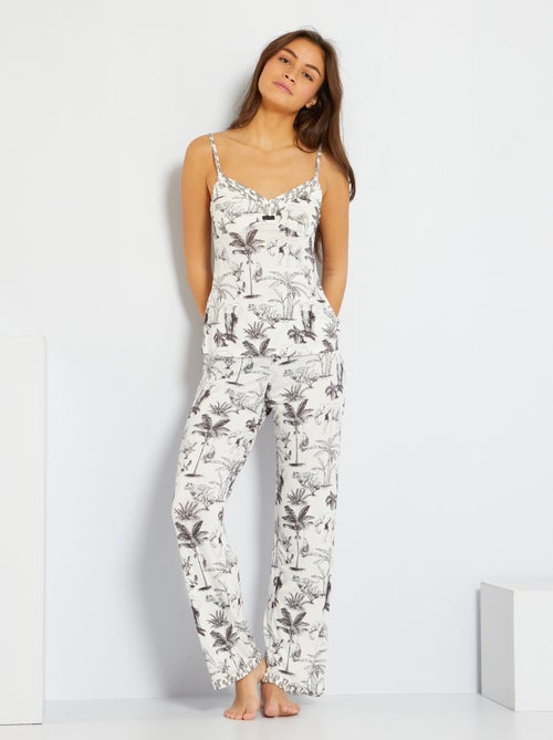 Pantalón de pijama 'Envie de Lingerie' - Kiabi